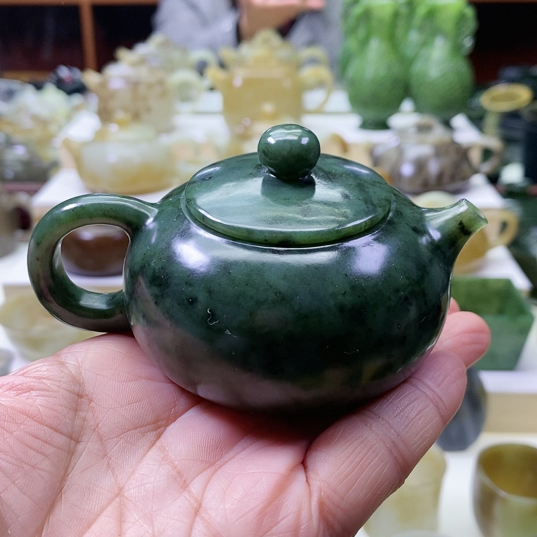 和田玉茶壶未镶嵌