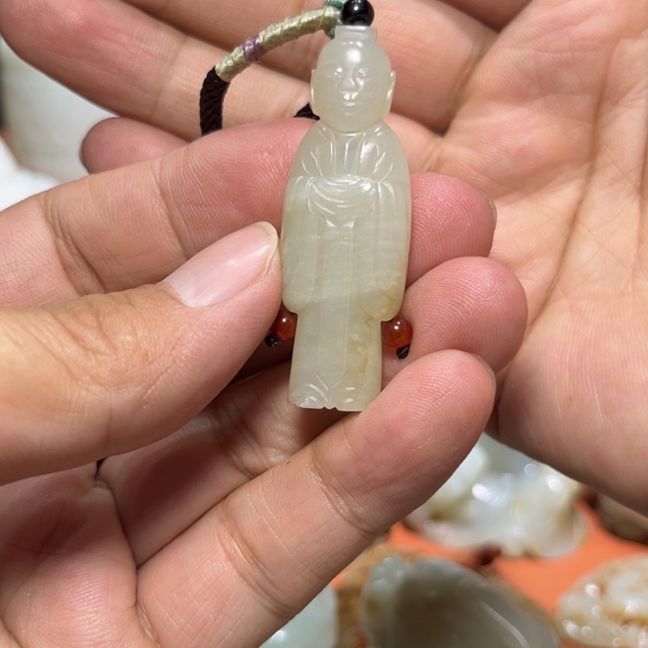 和田玉挂件未镶嵌刘*