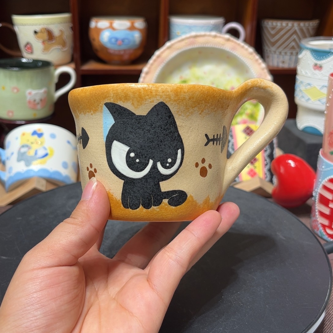 陶摆件景德镇陶瓷马克杯