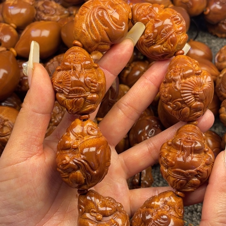 橄榄核吊坠男***气橄榄核