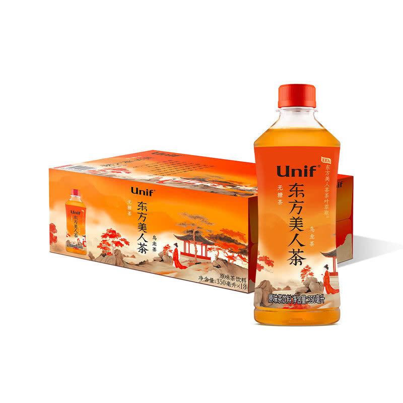 Unif 东方美人茶 原味茶饮料  350毫升*18