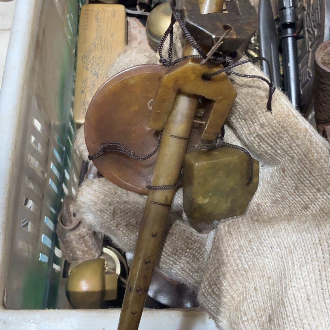 踏***老一物一图，工艺品。