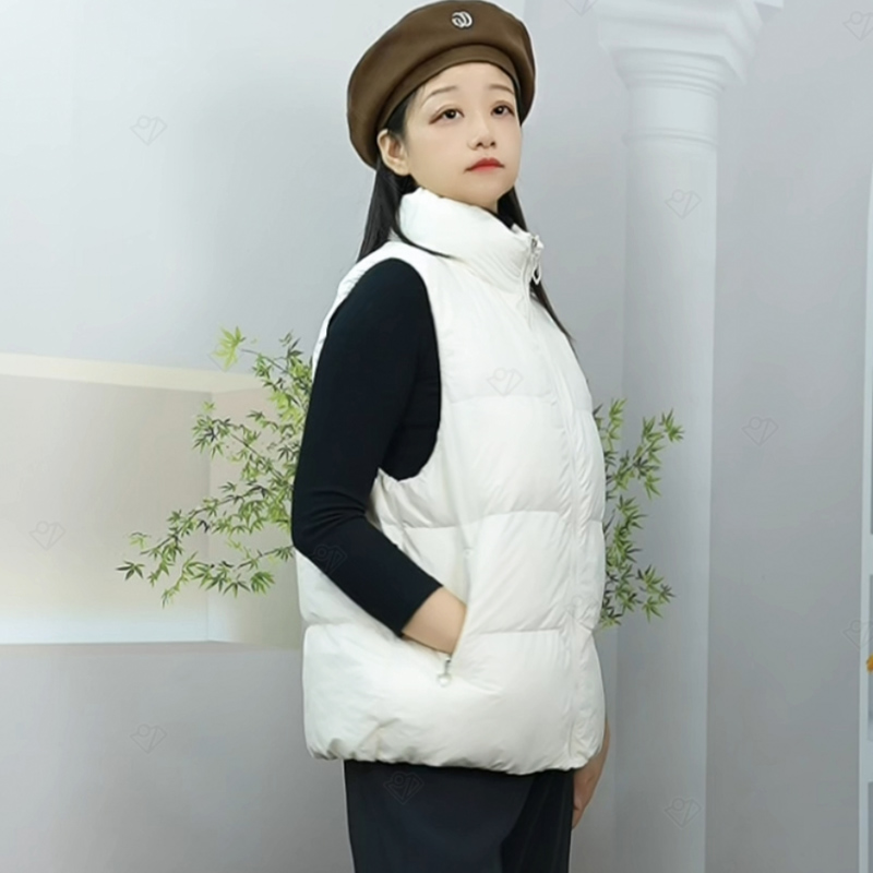 【清货价】马甲女羽绒短款2025新款宽松休闲百搭春秋立领时尚马夹女