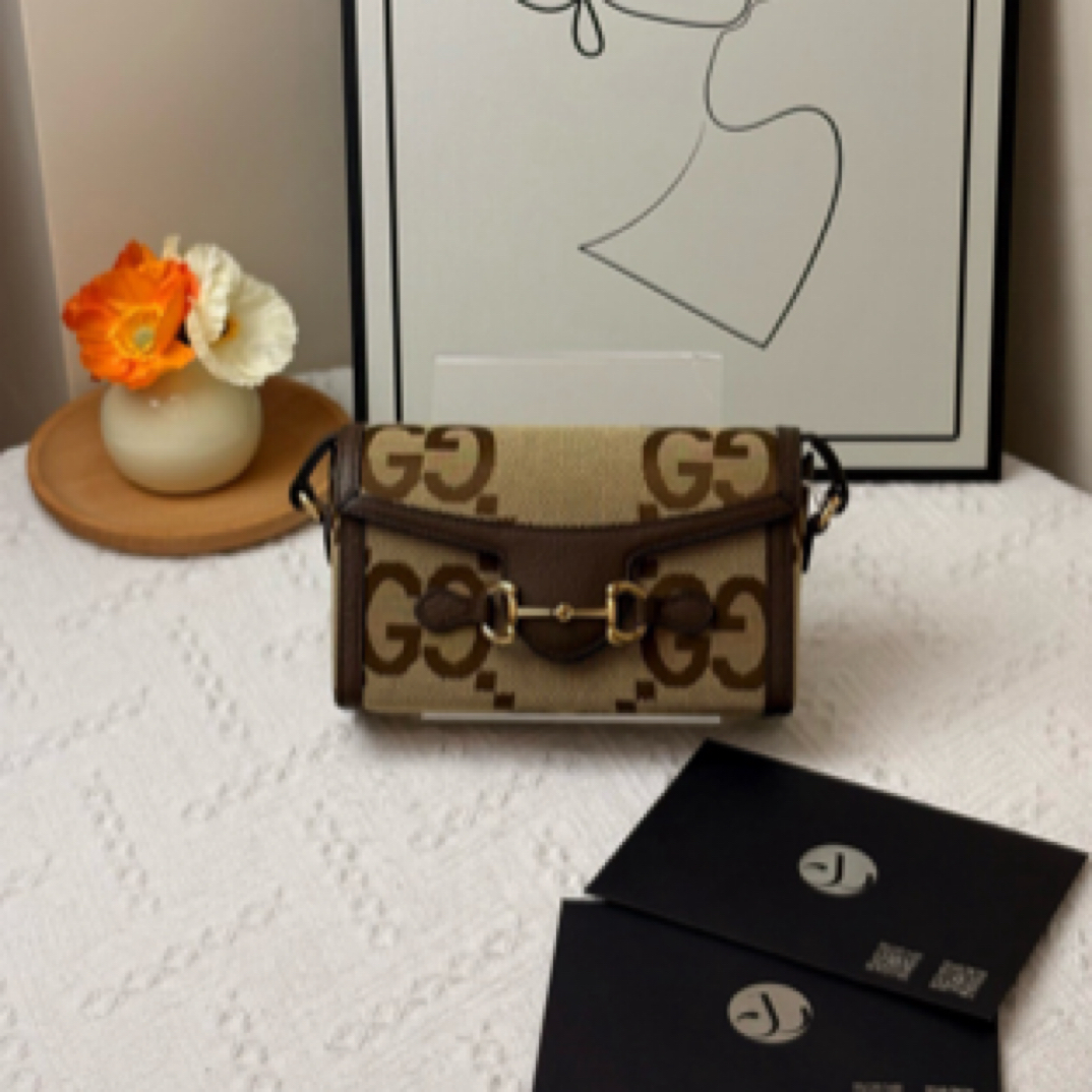 95新 GUCCI/古驰 1955横版手机包/JW4796
