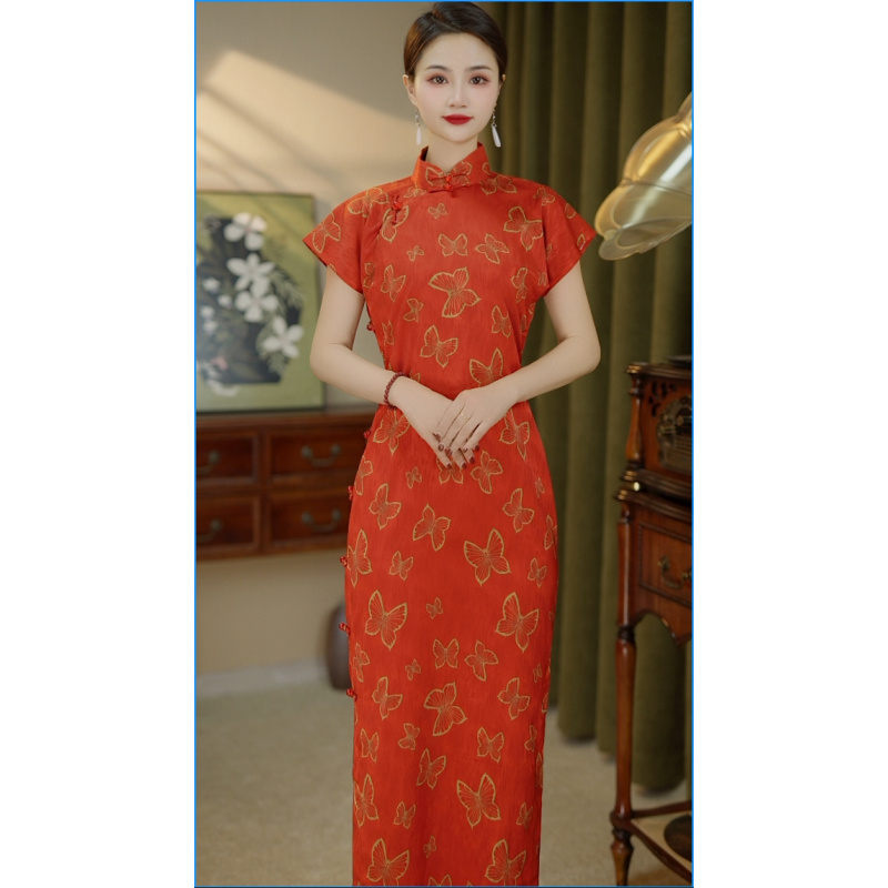 蝶语2025款国风旗袍中国风