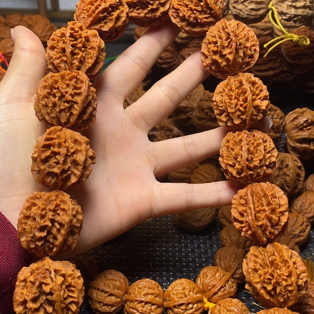 手串文玩核桃金刚纹八棱手持