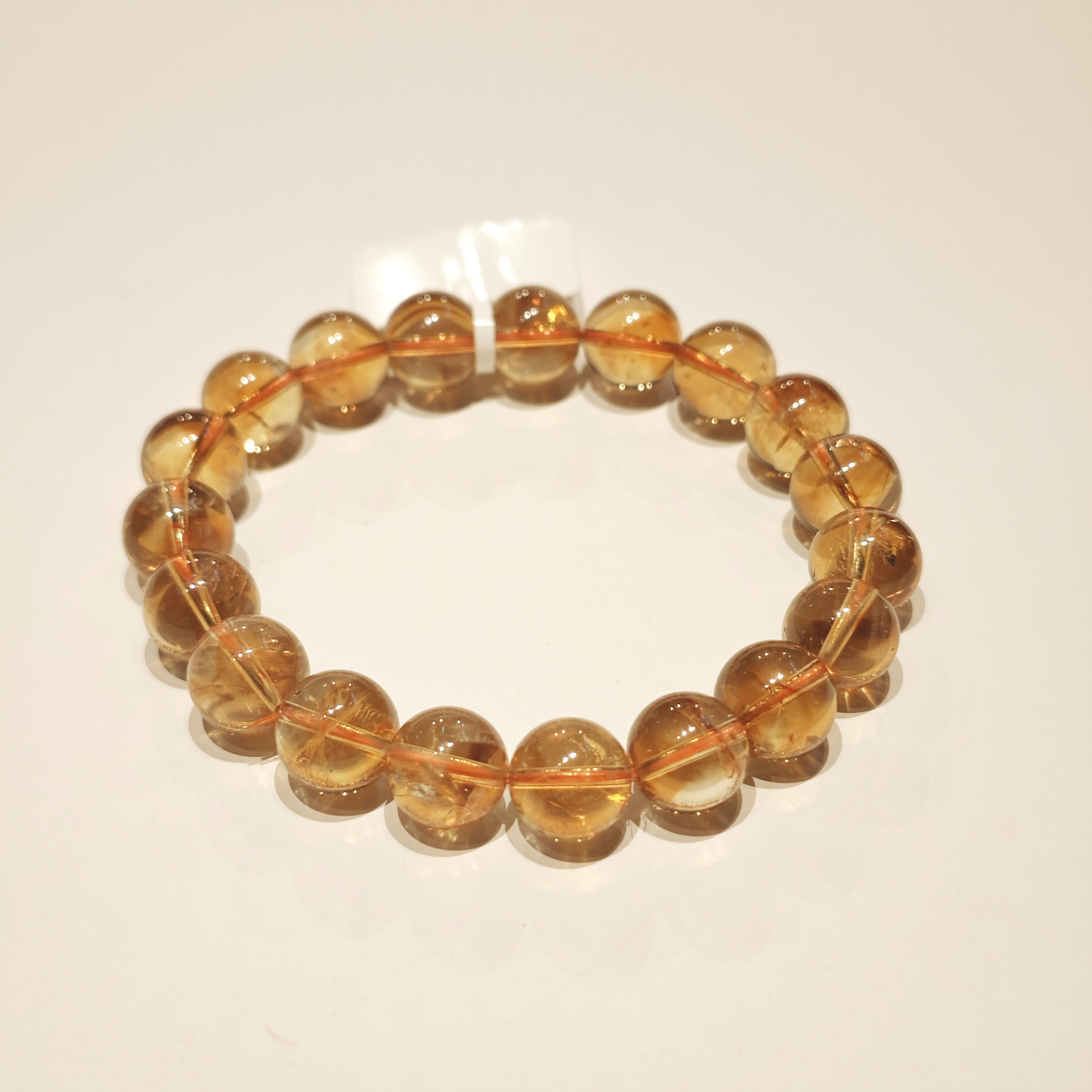 天然黄塔晶手串 10-11mm /KT25