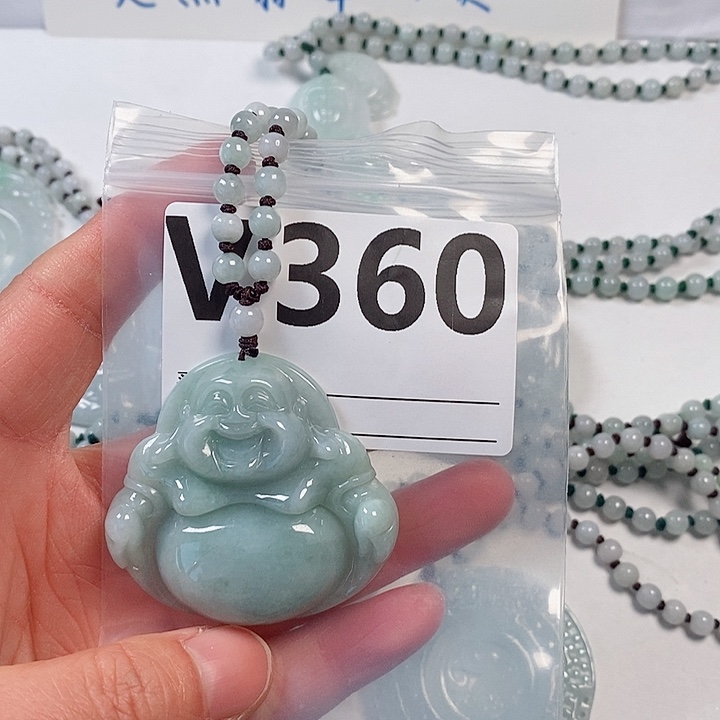 翡翠颈饰未镶嵌天然
