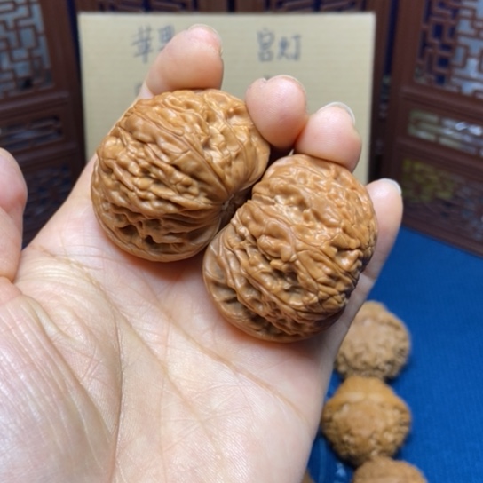 文玩核桃把件磨盘42