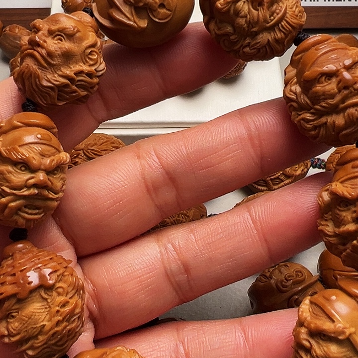 橄榄核手串/手链钟馗串