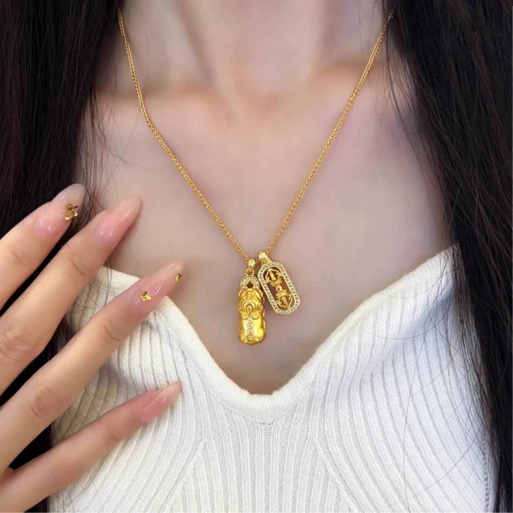 手链 X065貔貅金刚杵项链气质轻奢时尚百搭小众简约