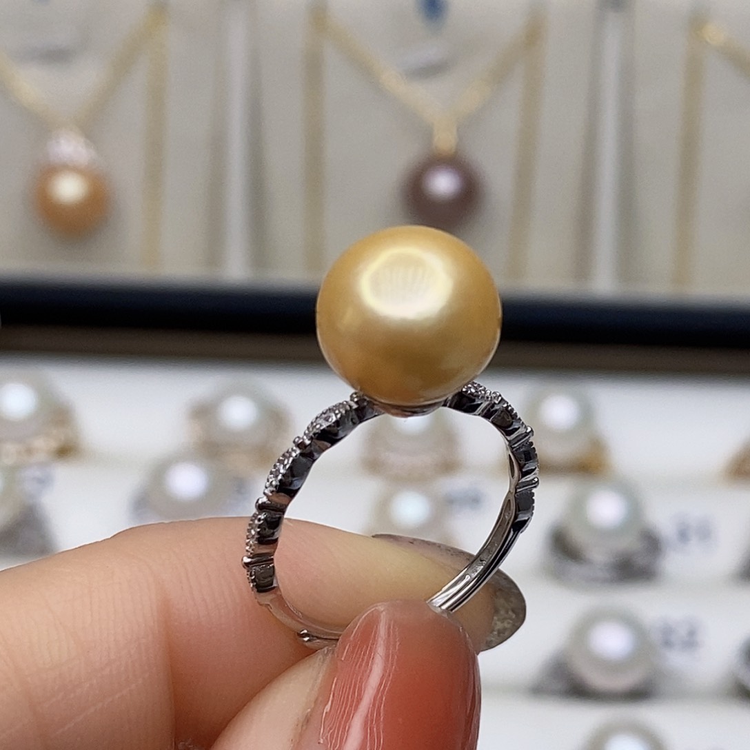 淡水珍珠颈饰银S925镶嵌