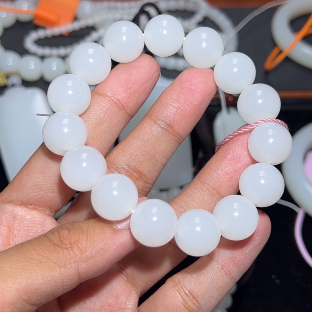 云***和田玉未镶嵌手链