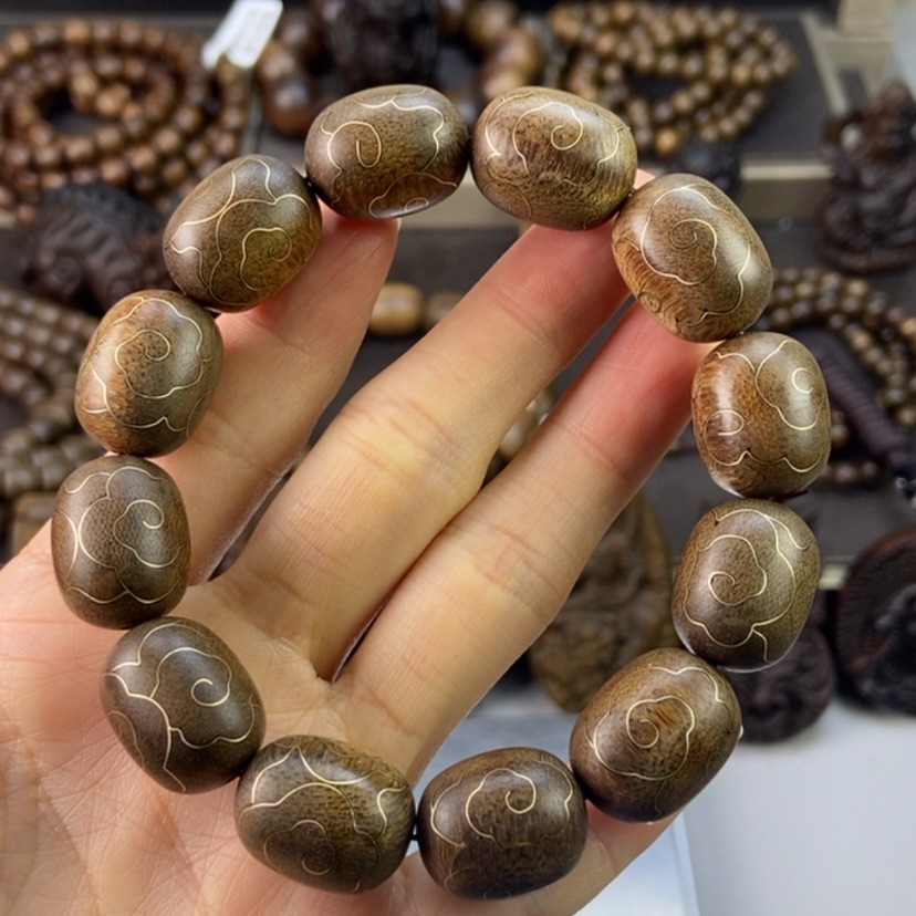 【闪购商品】沉香手串用****5越南白棋