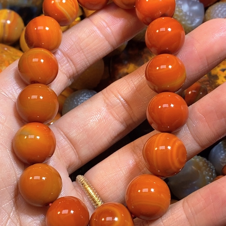 玛瑙/玉髓手链未镶嵌手**云