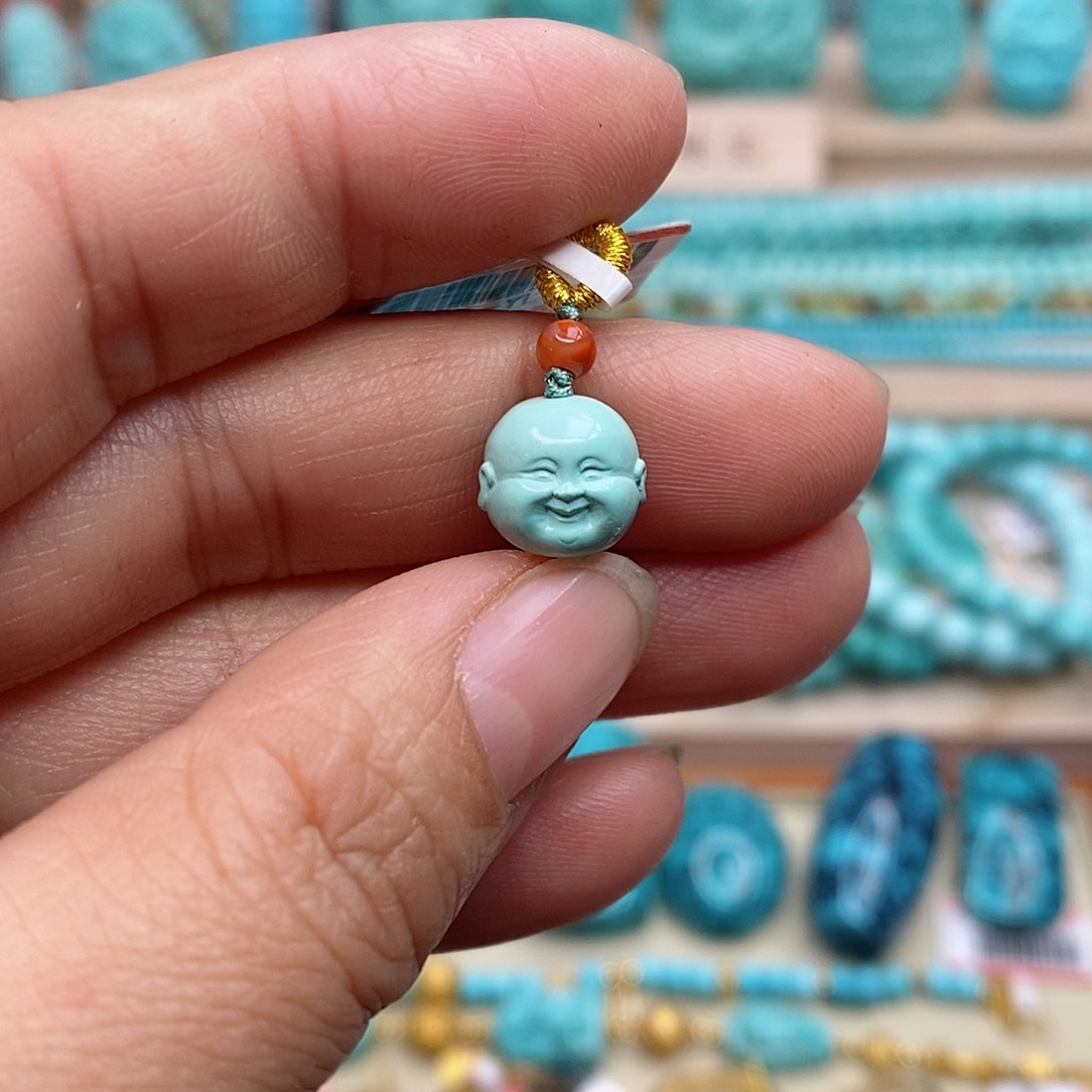 绿松石珠宝奇石未镶嵌