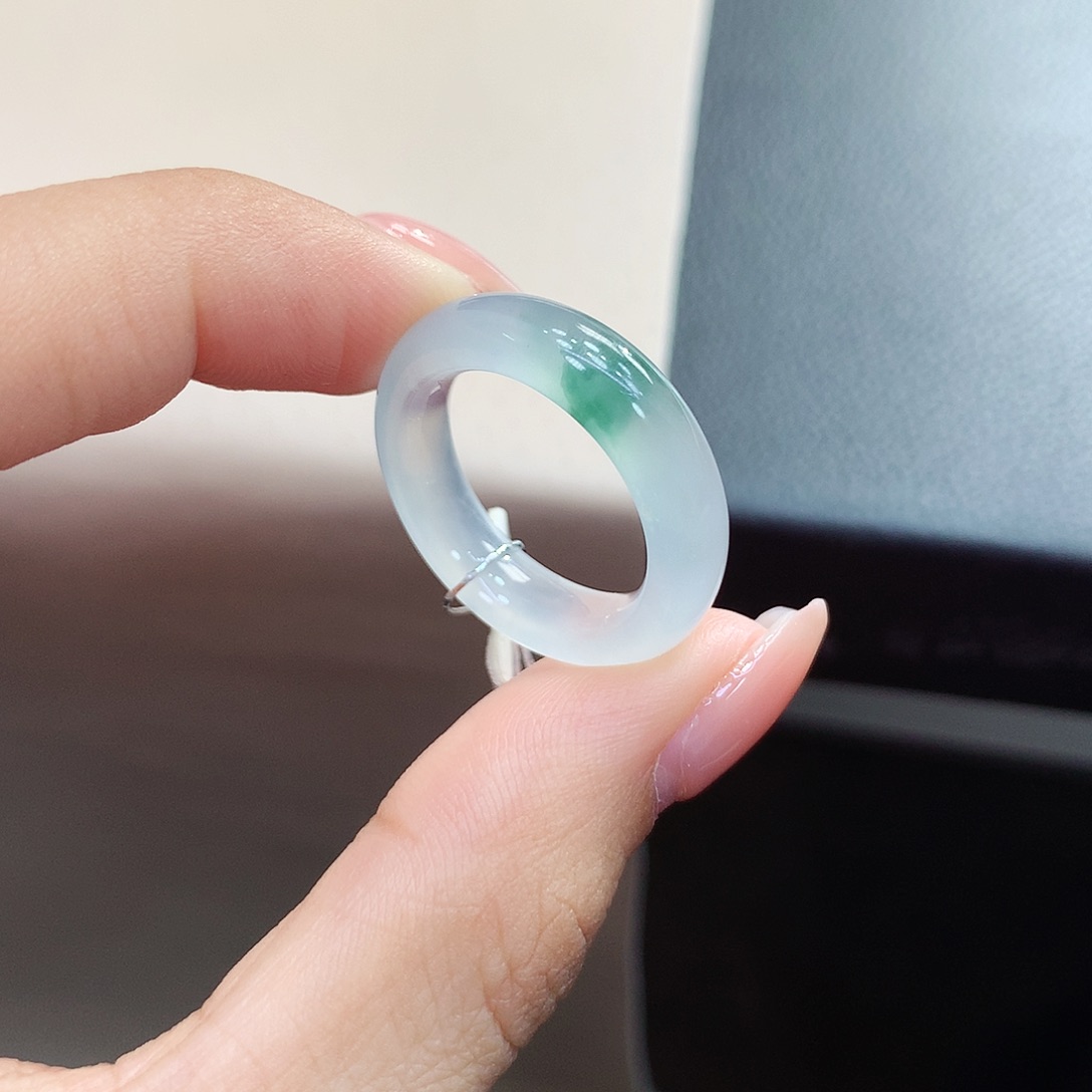 未镶嵌戒圈翡翠12号