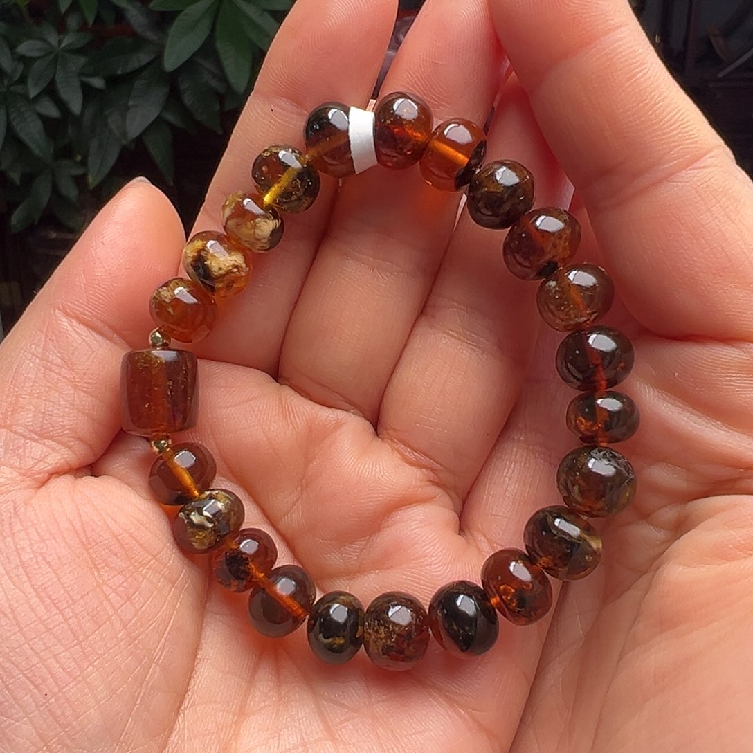 琥珀未镶嵌裸石抚顺琥珀10082九