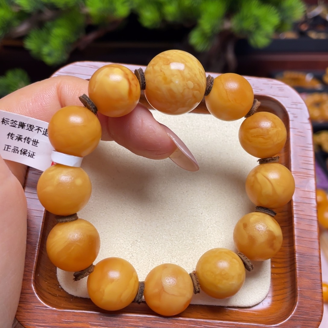 蜜蜡手链未镶嵌手串