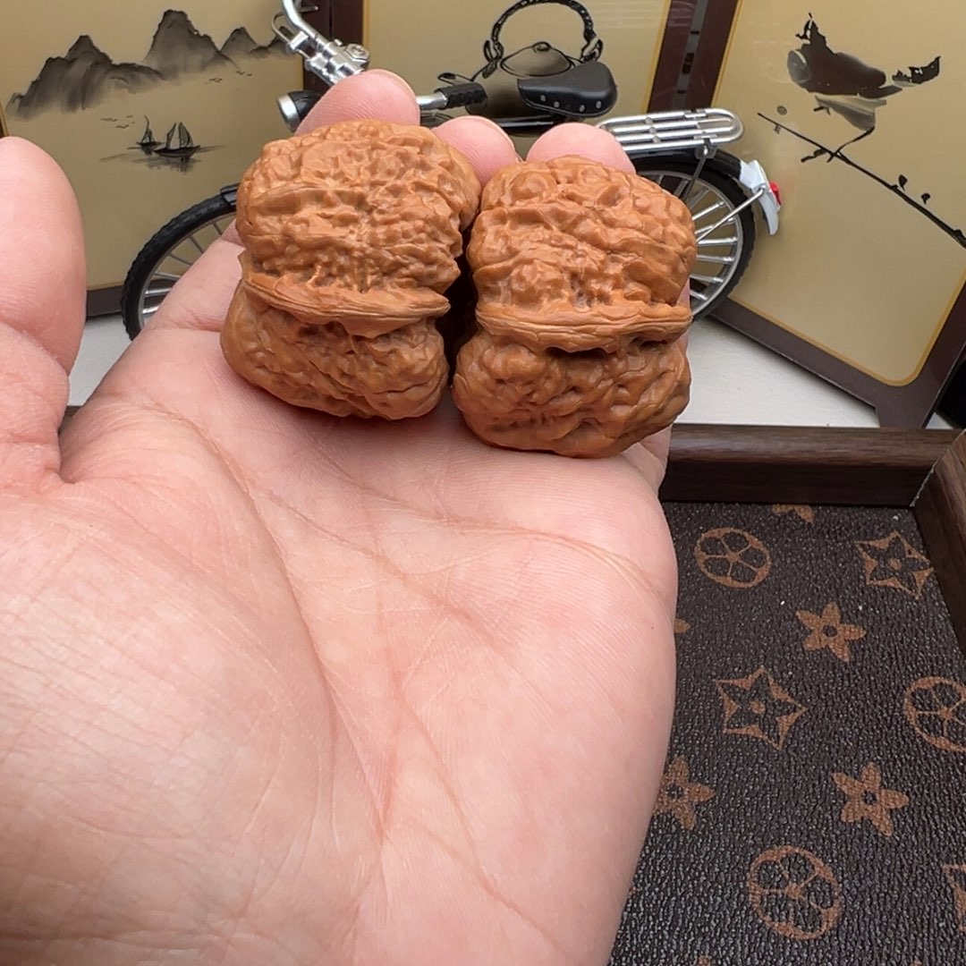 杜***)核桃文玩核桃蛤蟆