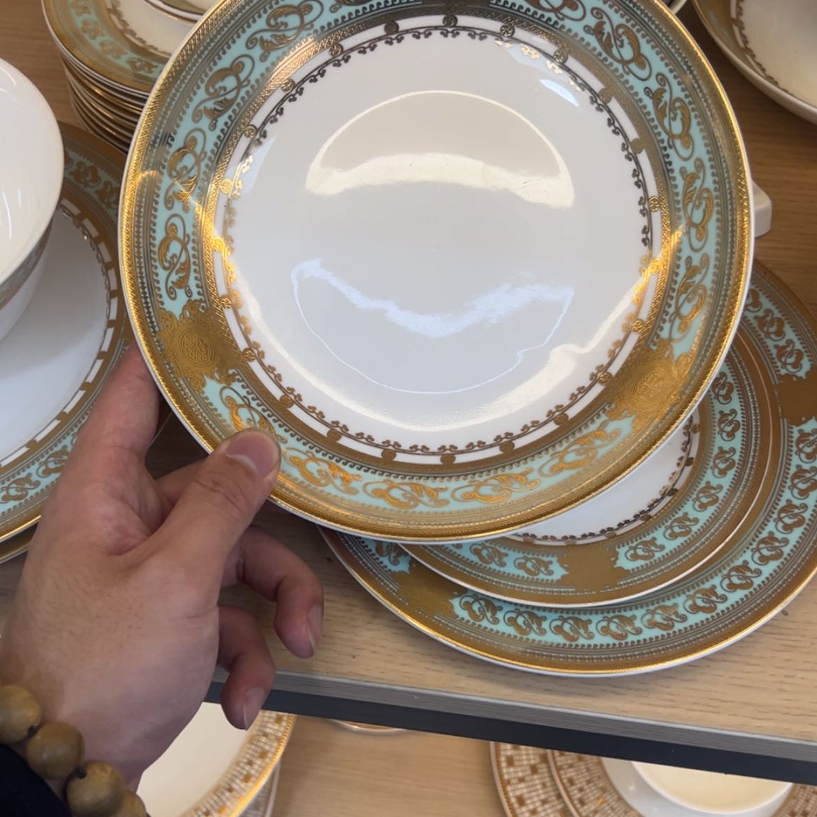 【闪购商品】瓷片8寸深菜盘两个一单福利价