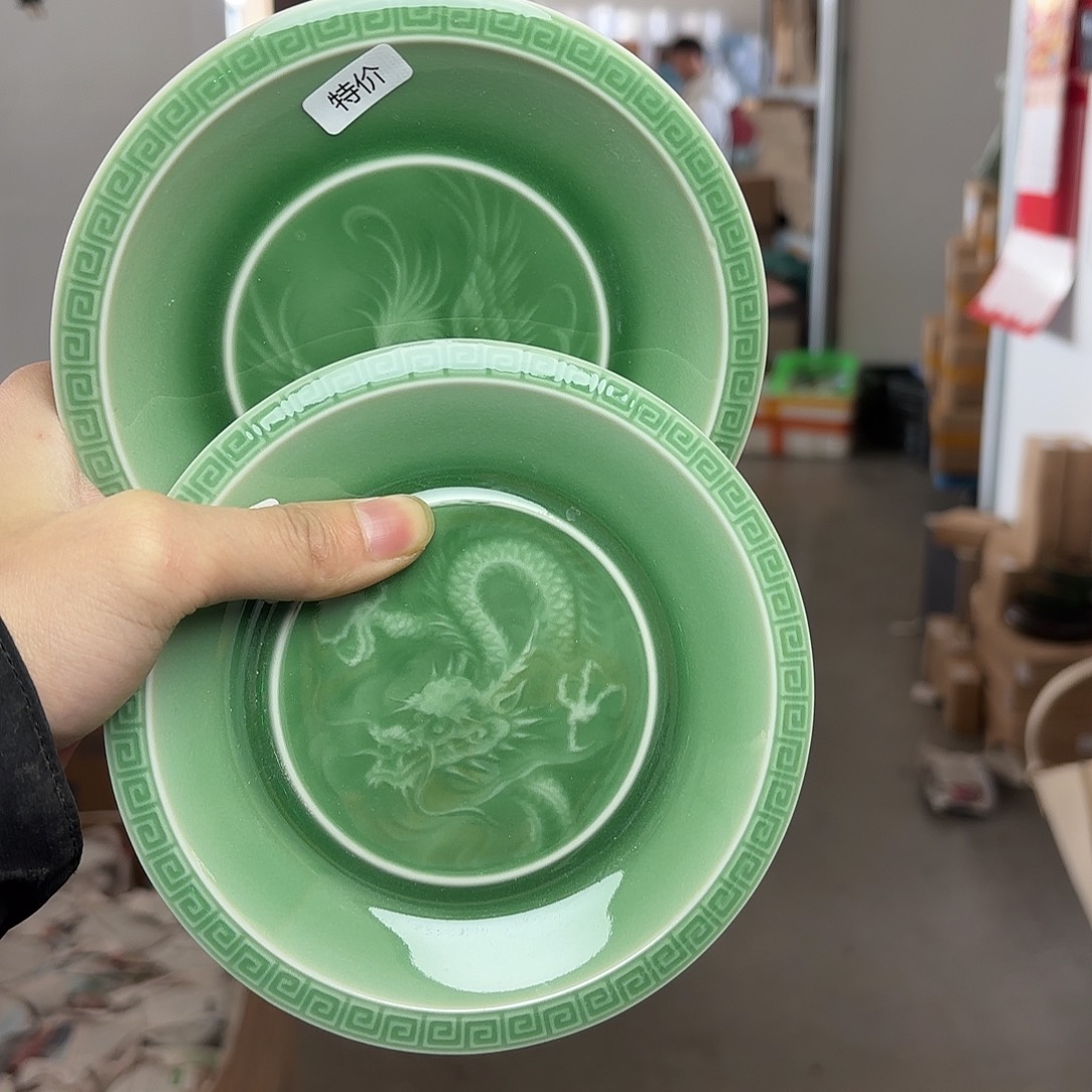 龙泉云间青瓷小米茶器