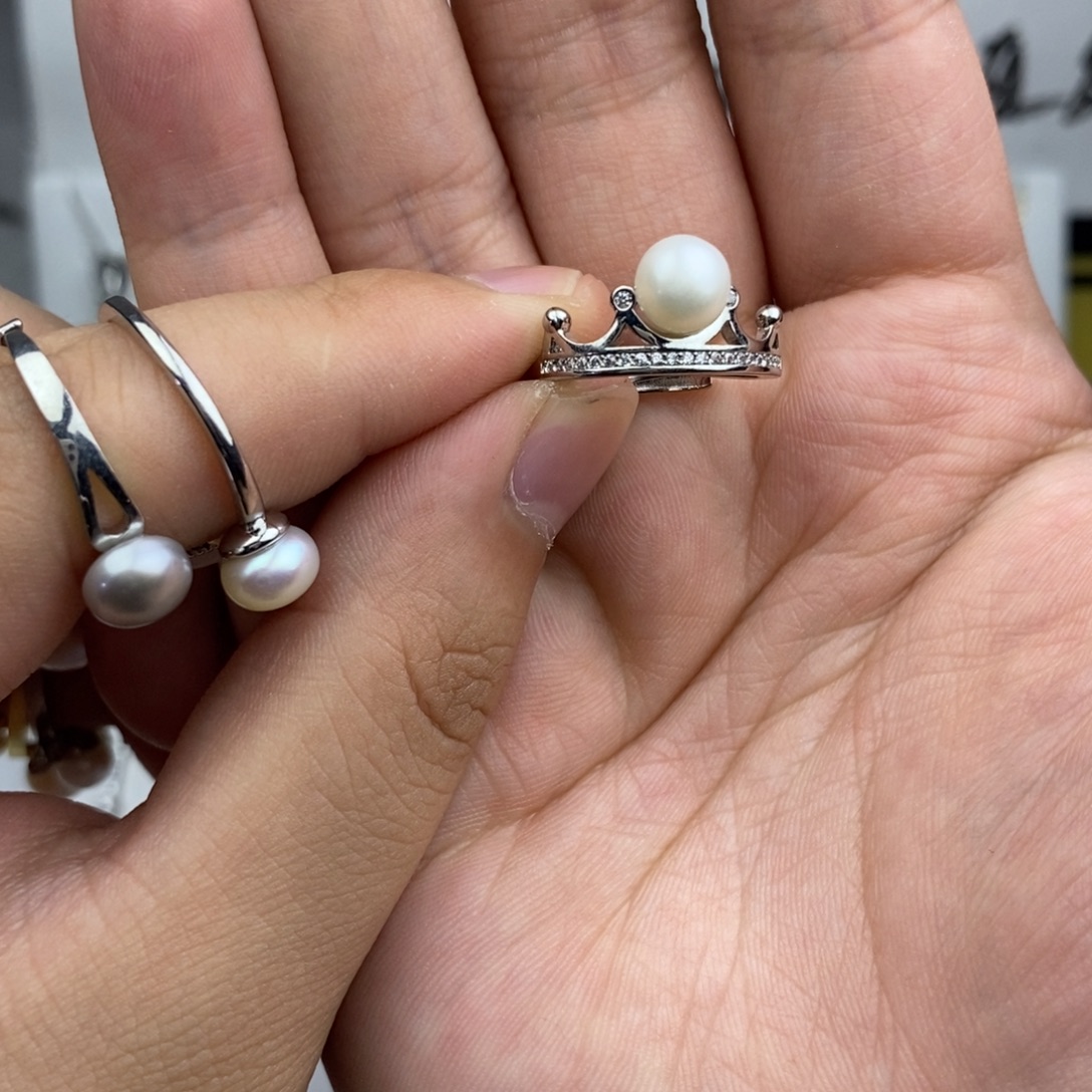 淡水珍珠耳饰未镶嵌