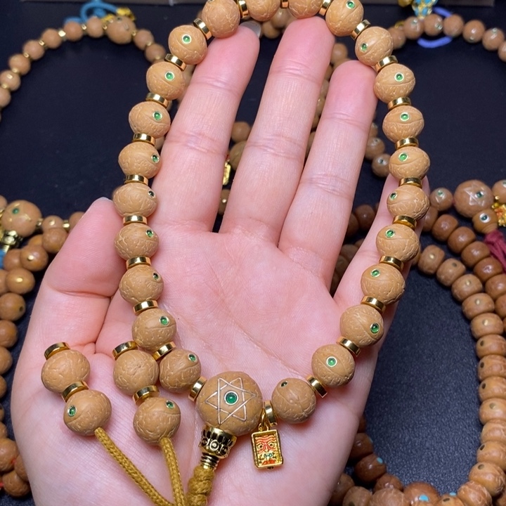 手串凤眼菩提绿眼12+手持