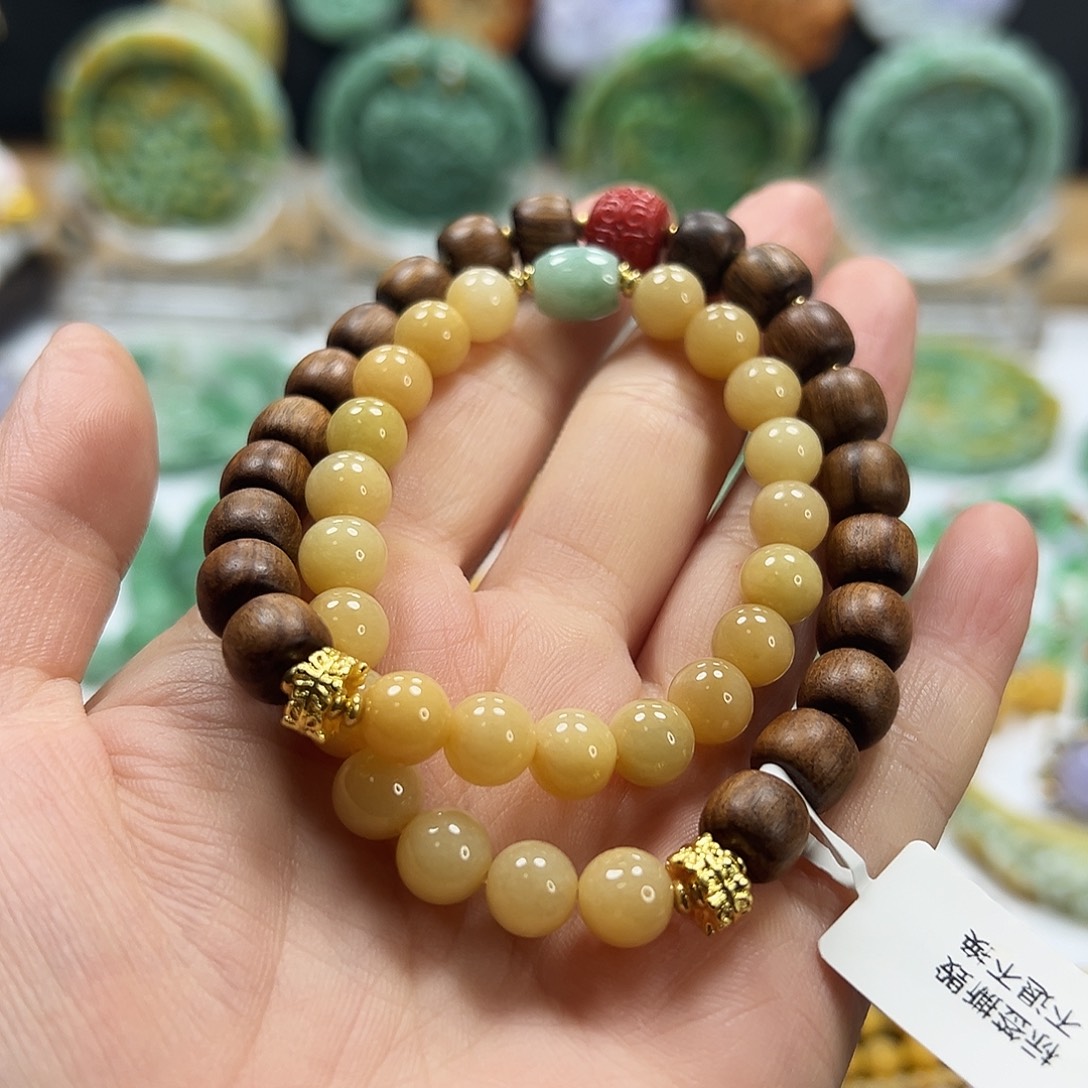 翡翠未镶嵌手链手串