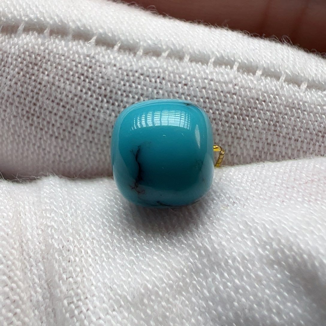 绿松石未镶嵌配饰8.1*7.4mm