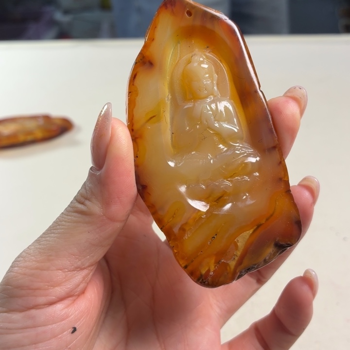 玛瑙/玉髓未镶嵌吊坠(不含链)