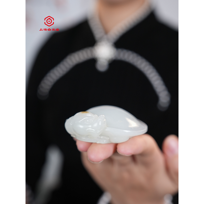 精品和田玉龙龟把件56.8/54.5/20mm