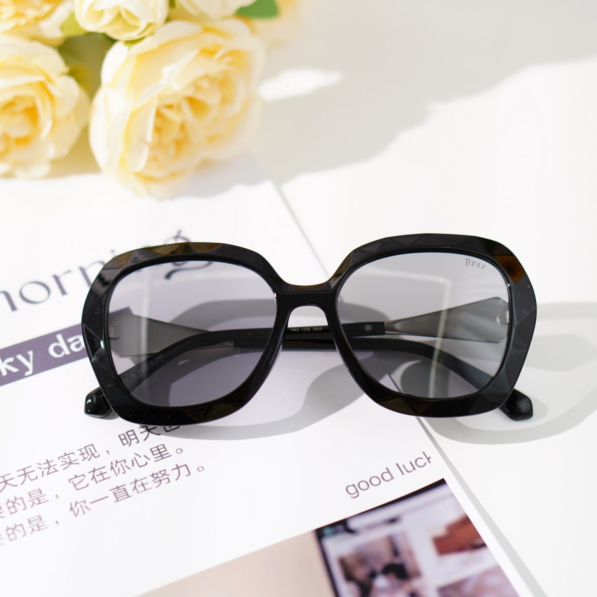 麦迪尚品【帕】5072501 新款高级感百搭太阳眼镜品牌折扣