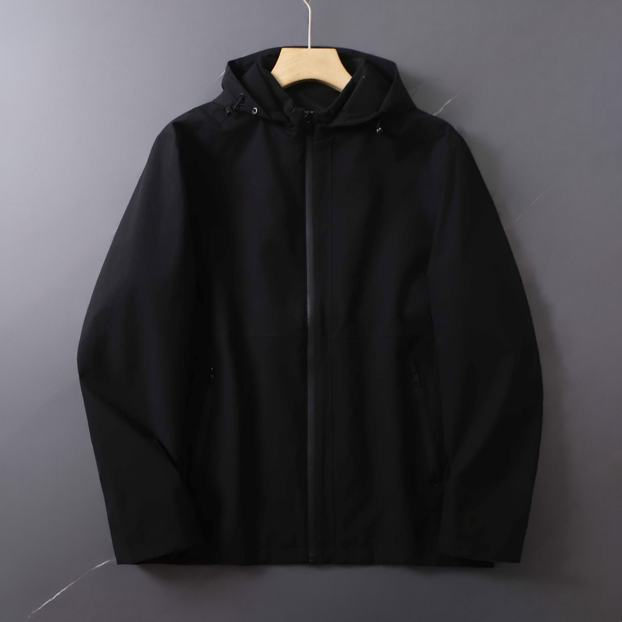 DS973剪标舒适三防面料可拆卸帽舒适简约夹克