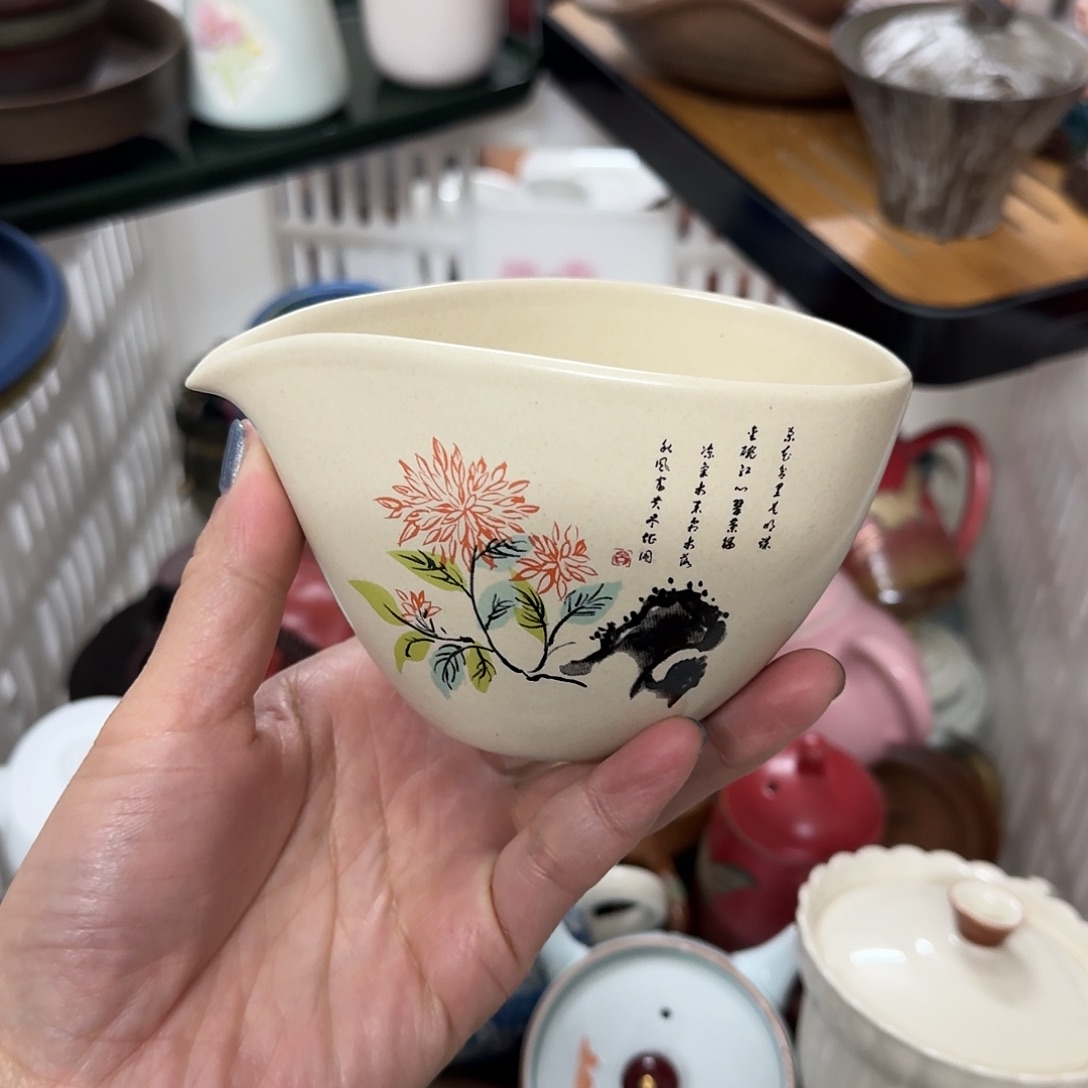 微瑕陶瓷茶具茶杯茶壶