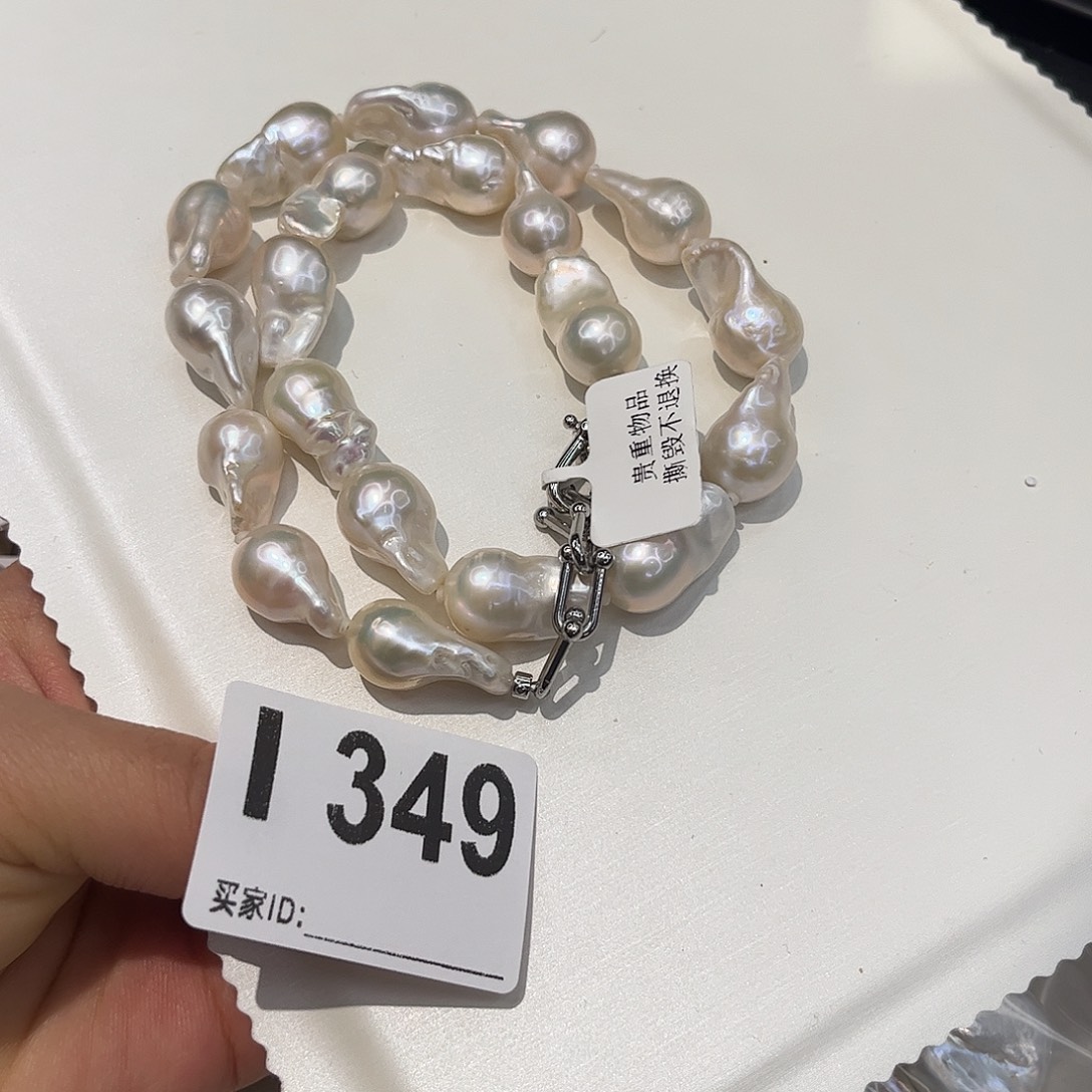合金淡水珍珠颈饰