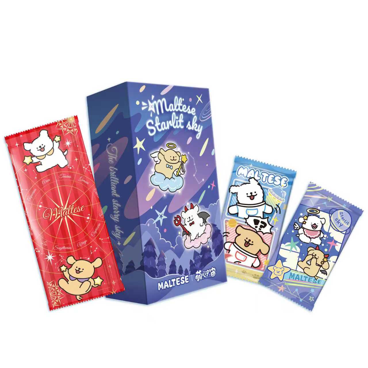 【宠粉浮浮】萌心宇宙-线条小狗国卡二创卡牌盲盒 默认代拆