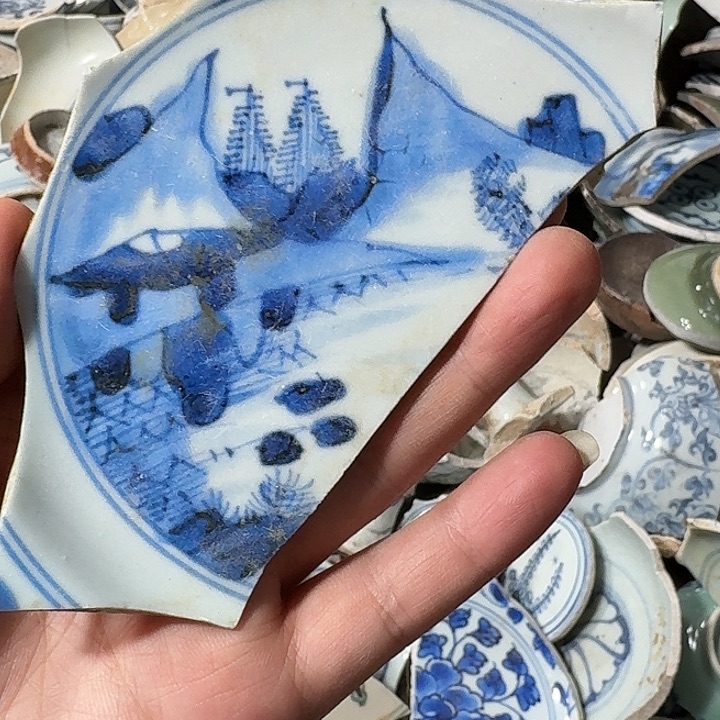 奥***l瓷片瓷片标本，顺丰包邮