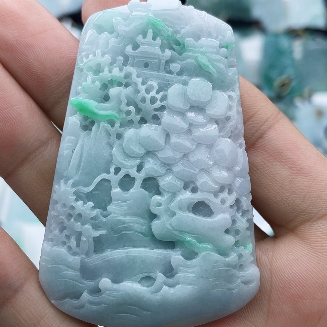 颈饰未镶嵌翡翠翡翠