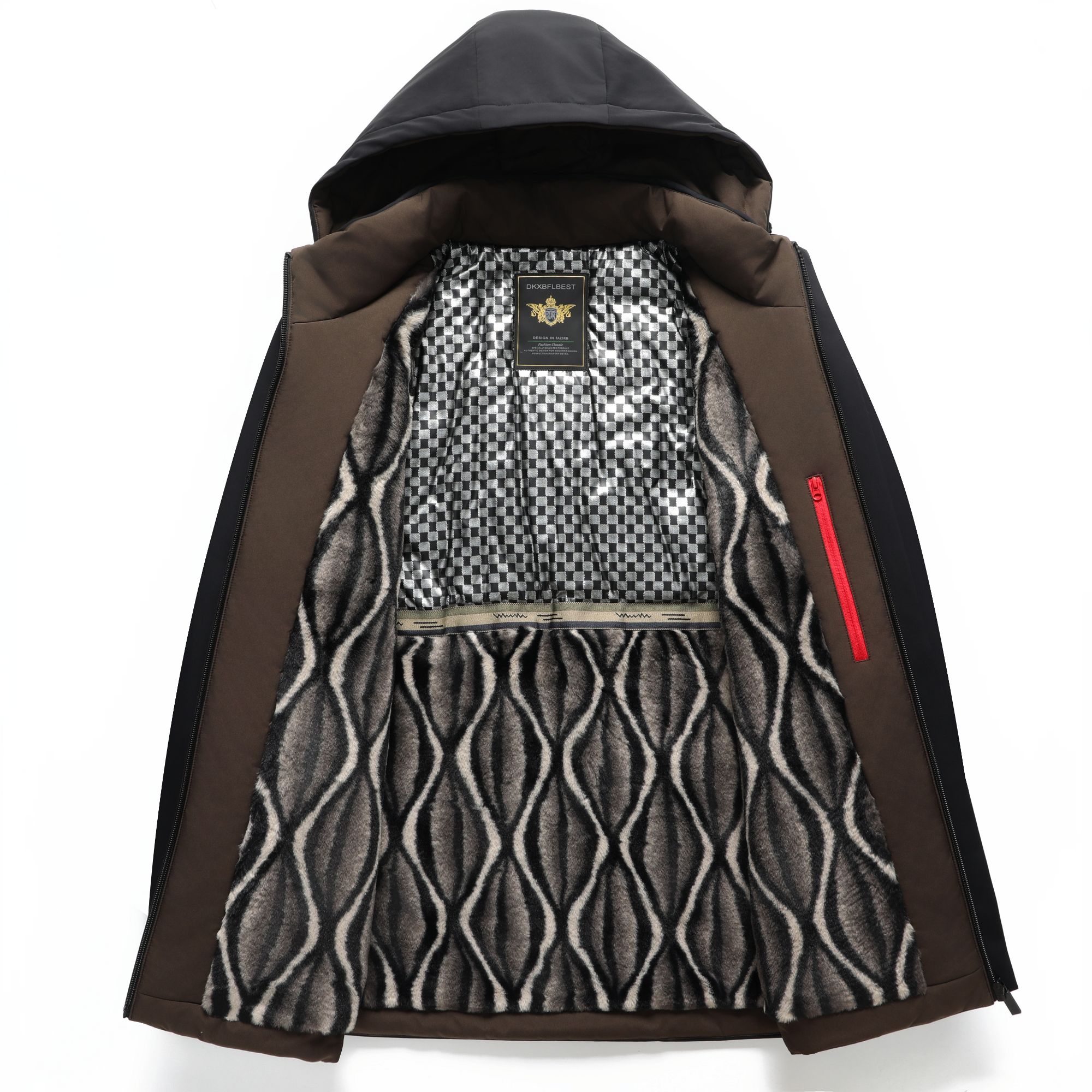 升级加厚爸爸棉服保暖冬季内里加绒外面防风休闲外套