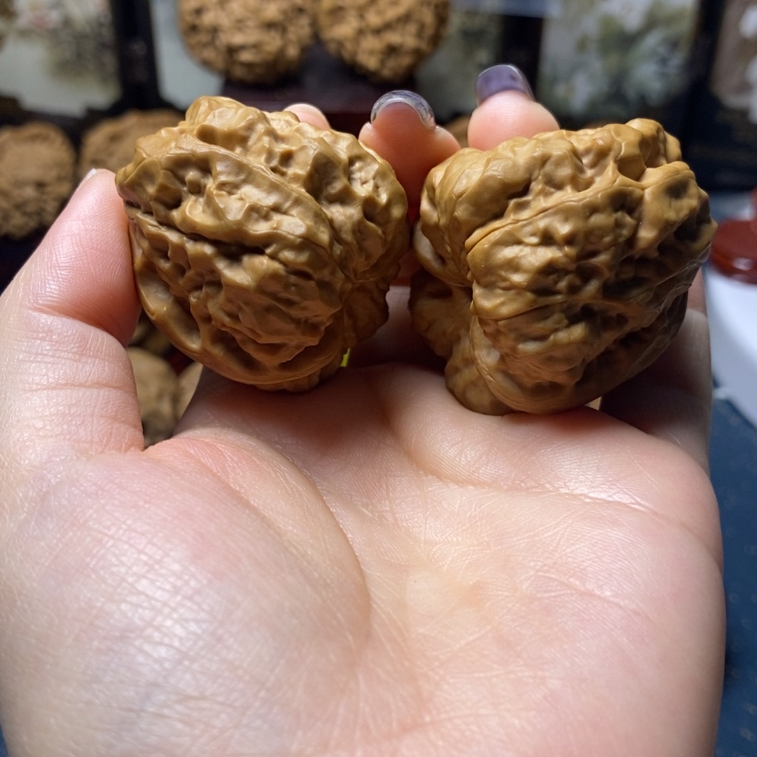 吊坠文玩核桃蛤蟆头37尺01