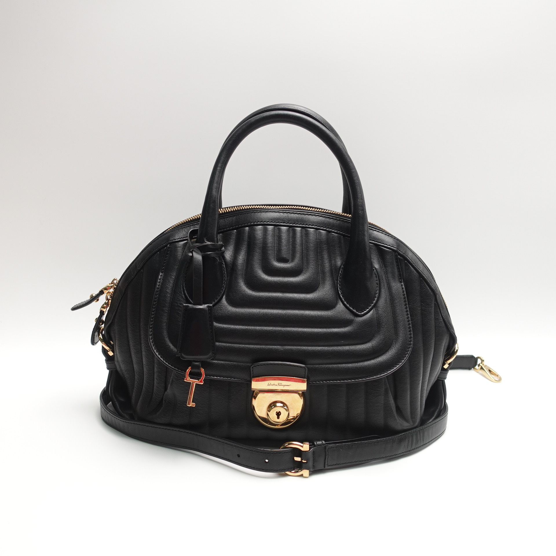 90新 FERRAGAMO/菲拉格慕 单肩/手提包/T10442010