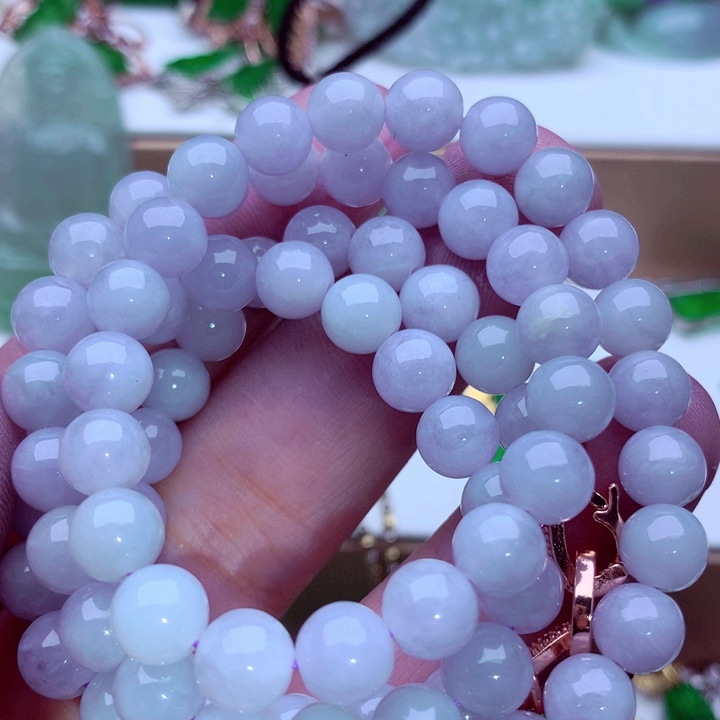 翡翠未镶嵌毛衣链