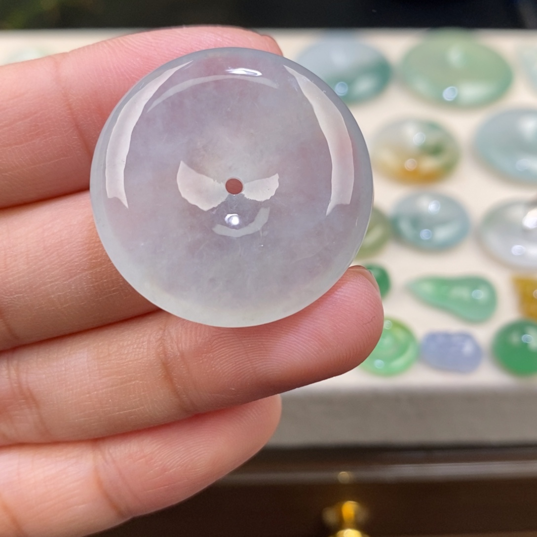 翡翠未镶嵌颈饰29.9-6.6