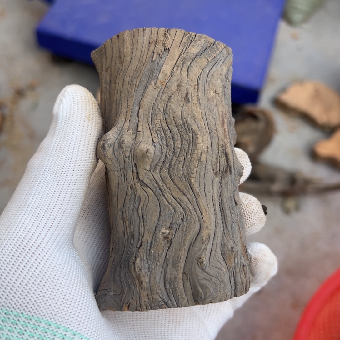柏木（崖柏）太行陈化纹理手把