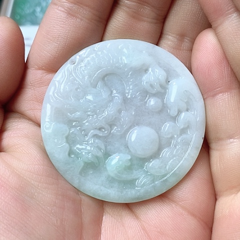 翡翠颈饰未镶嵌天然缅甸翡翠a货