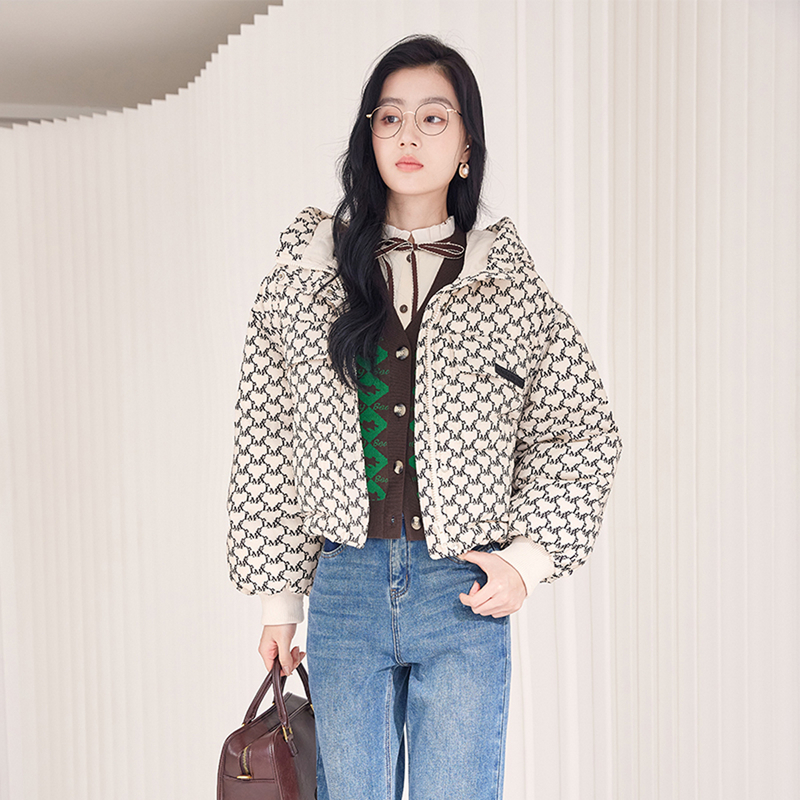 【直播专享】Y3111956羽绒服 香影面包服羽绒服女短款冬季新