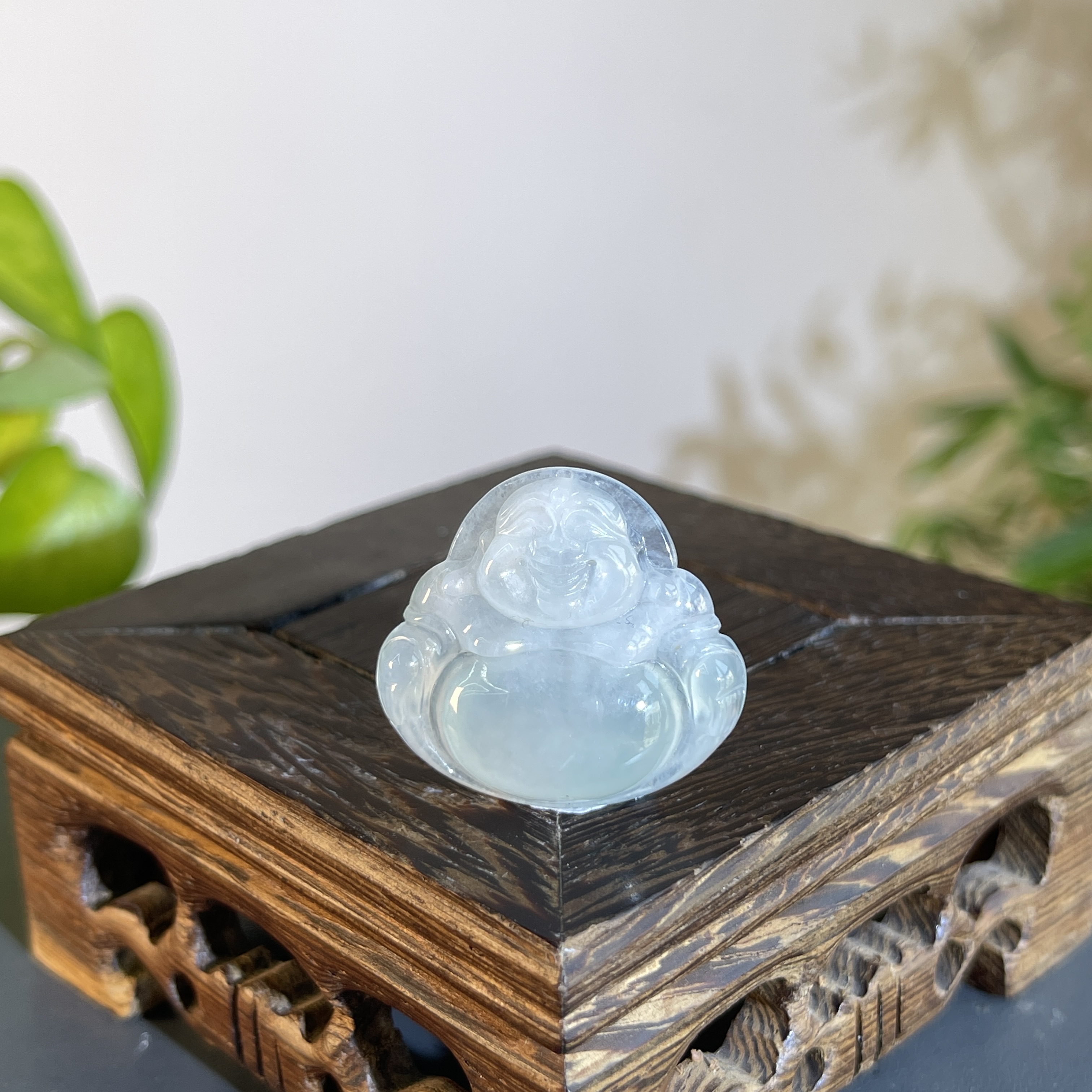 JTA26-200  天然缅甸A货翡翠  佛公