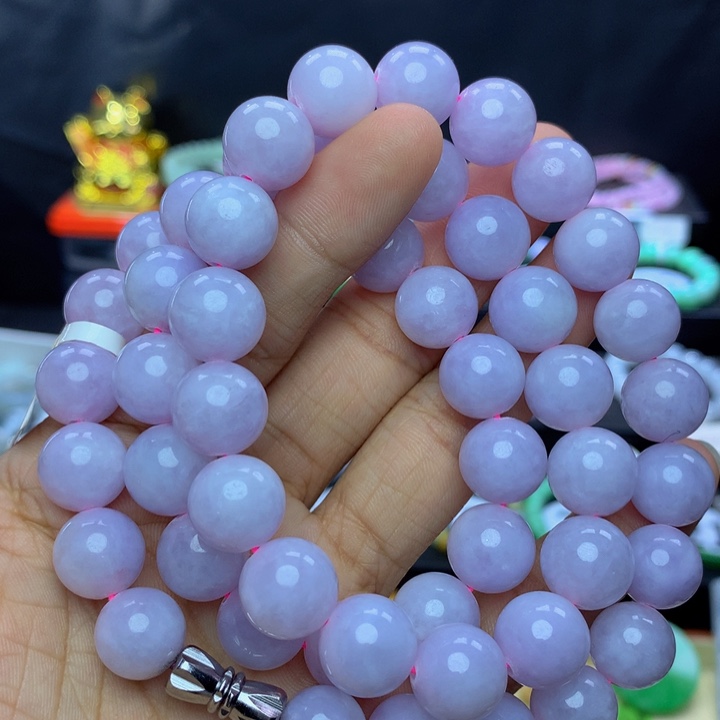 未镶嵌翡翠手链 翡翠 12+