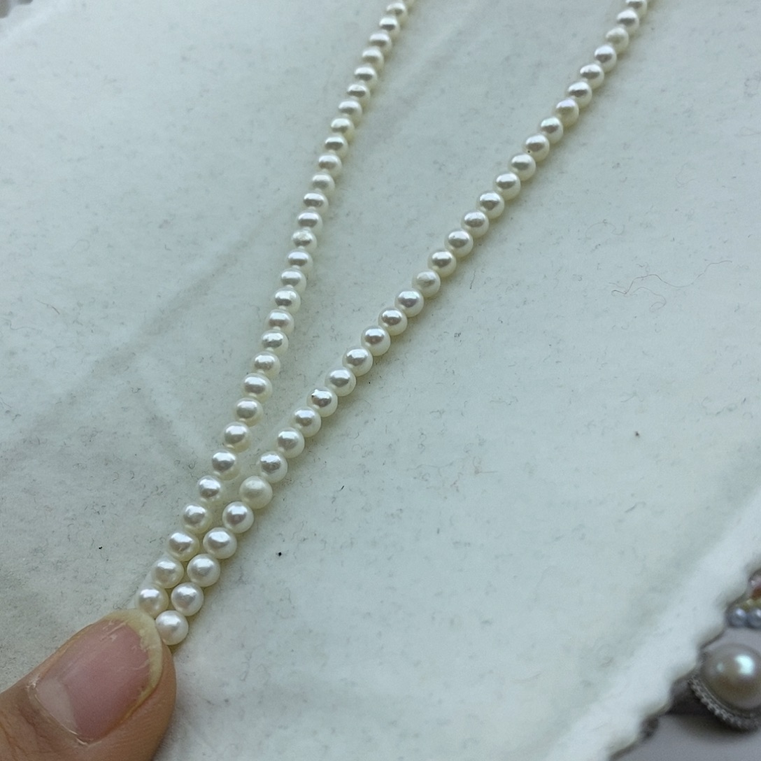 淡水珍珠吊坠(赠链)银S925镶嵌